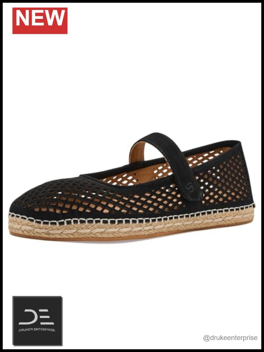 Genuine Leather Sienna Flats Slip Resistant Velcro Comfort